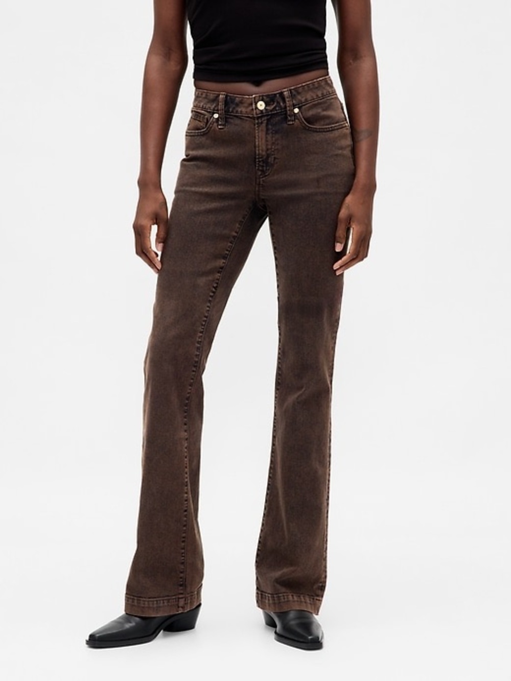 GAP Brown straight leg 90s High-Rise Jeans